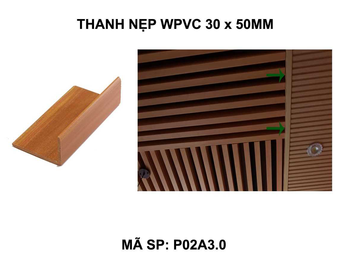 Go nhua sinh thai op tuong tran thanh nep 30x50 ud