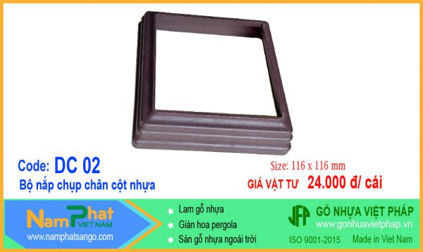 Đế chân trụ cột, trụ hàng rào DC02 90mm