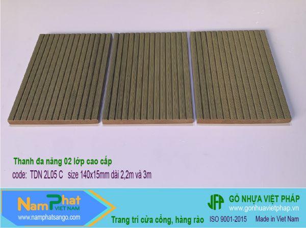 Thanh hàng rào TDN2L05C 2 lớp cao cấp