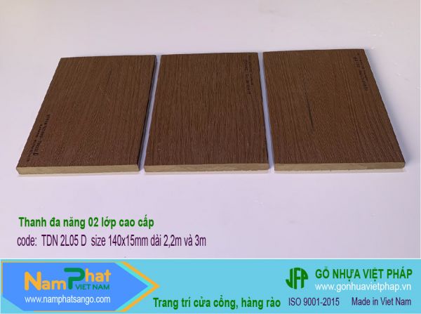 thanh trang trí hàng rào,cửa cổng TDN2L05D 2 lớp